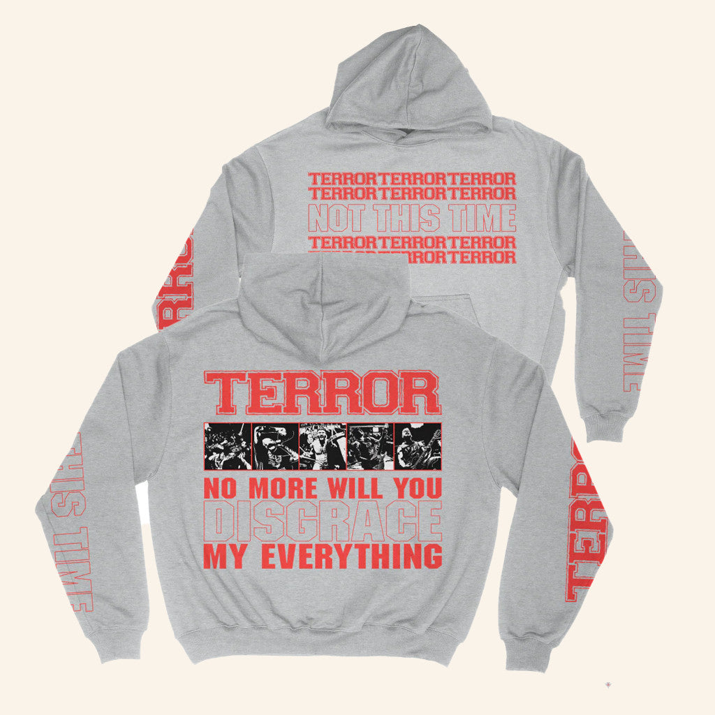 Terror Merch Not This Time Heather Hoodie Cool Gifts For Music Lovers - Thriftgiftshop