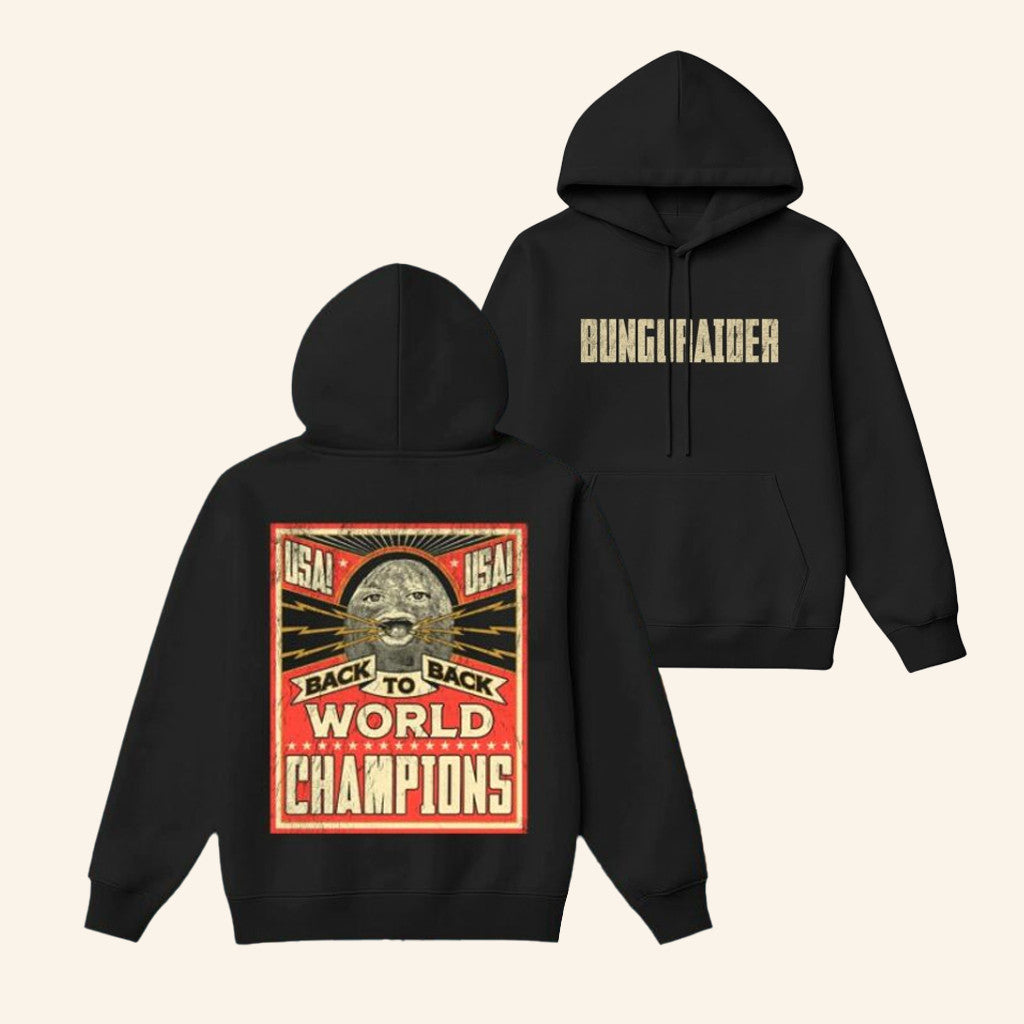 The Burnt Peanut Merch World Champions Hoodie TheBurntPeanut Merch Gifts For Him - Thriftgiftshop