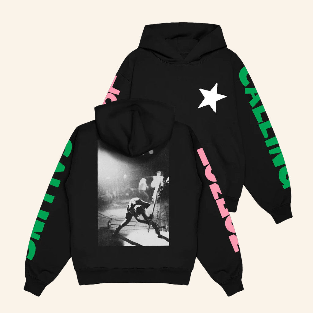 The Clash Merch London Calling Album Hoodie Christmas Presents For Boyfriend - Thriftgiftshop