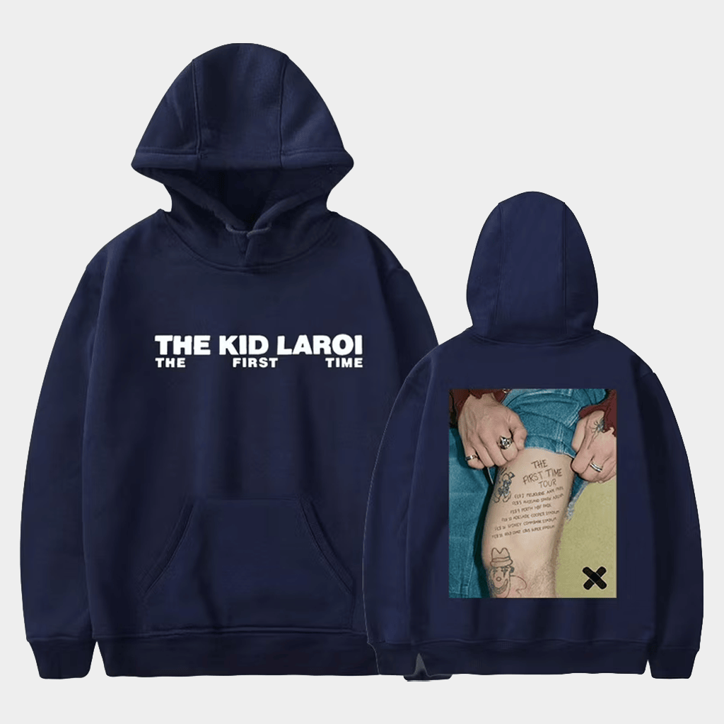 The Kid LAROI Merch The First Time Hoodie Rapper Tour Merch Gifts For Fans - Thriftgiftshop