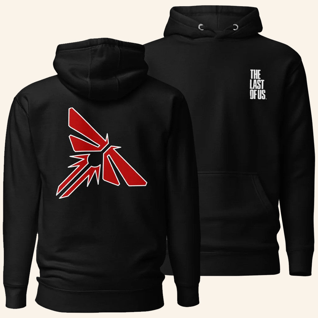 The Last Of Us Merch The Last Of Us Firefly Black Hoodie Present For Brothers - Thriftgiftshop