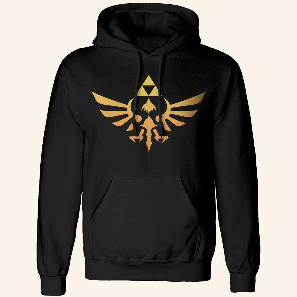 The Legend Of Zelda Merch Hyrule Logo Hoodie Great Gifts For Boyfriend - Thriftgiftshop