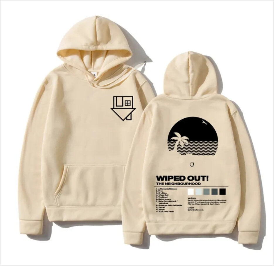 The Neighbourhood Band Wiped Out Album Hoodie Gifts For Brother Trendy Merch - Thriftgiftshop
