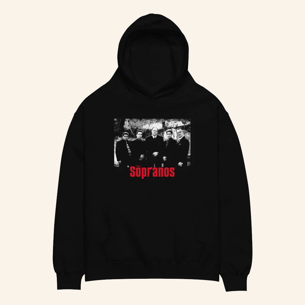 The Sopranos Merch Tony's Crew Black Hoodie Gifts Ideas For Friends - Thriftgiftshop