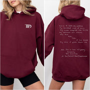 The Tortured Poets Department Hoodie Taylor Unisex Hoodie Gifts For Best Friend Merch Apparel - Thriftgiftshop