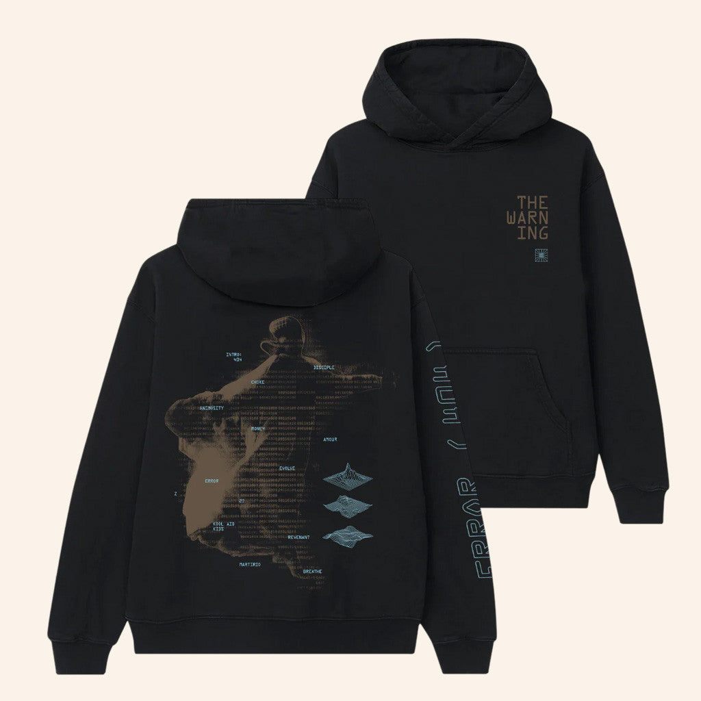 The Warning Band Merch Error 404 Rendering Hoodie Gift Ideas For Rock Music Lovers - Thriftgiftshop