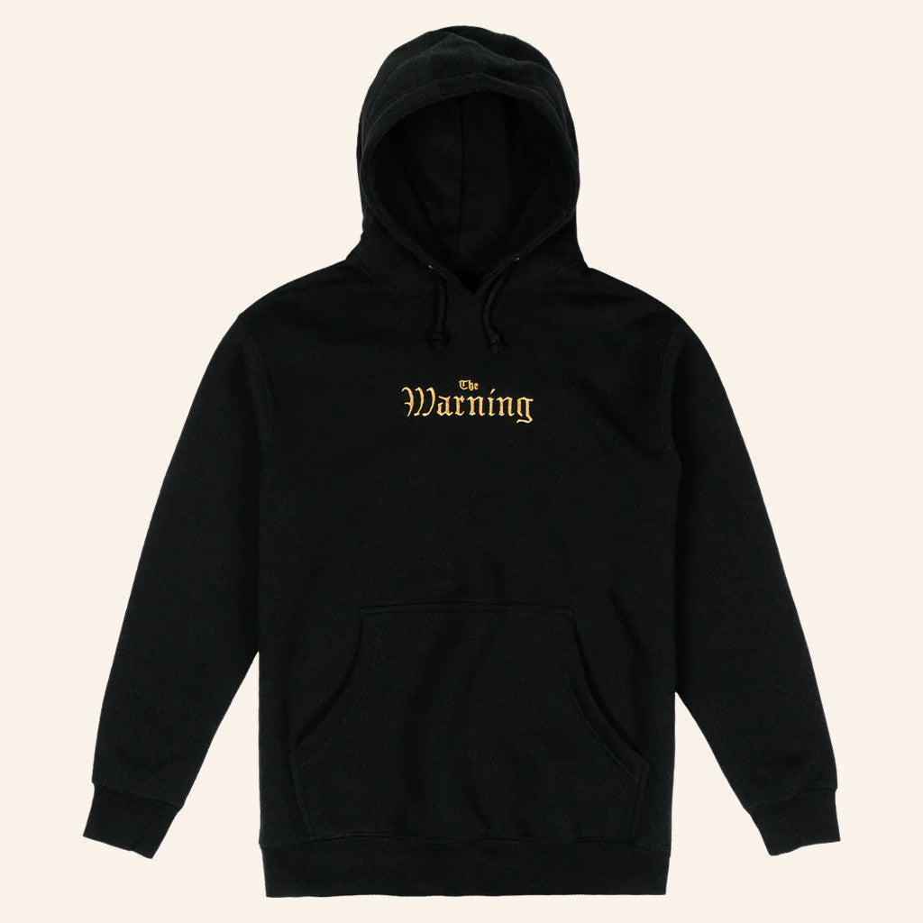 The Warning Merch TW Gold Embroidered Logo Hoodie Gifts For Rock Fans - Thriftgiftshop