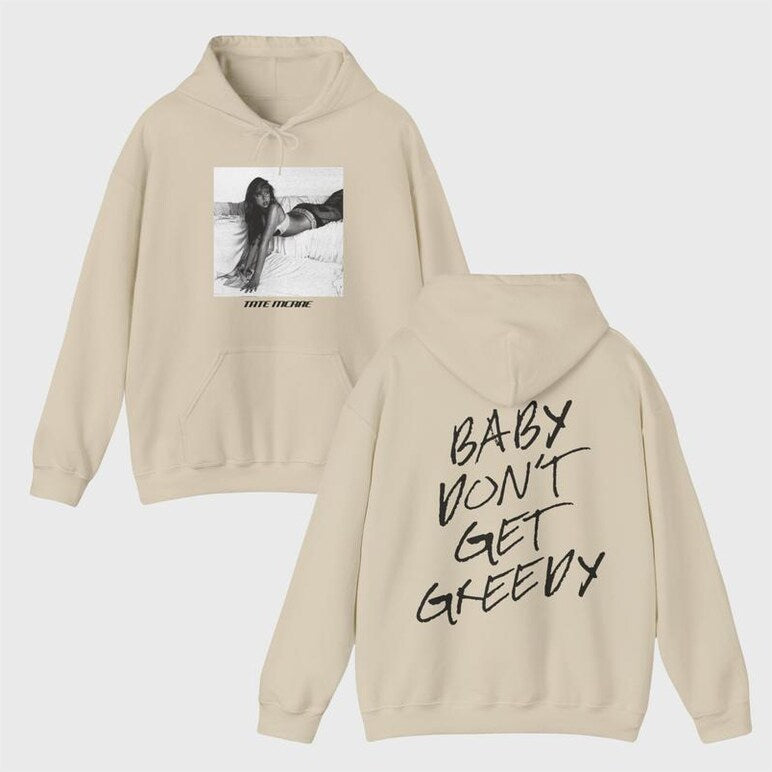 Think Later World Tour Hoodie, Tate Mcrae Vintage 90S Hoodie Unisex Hoodie Trendy Hoodie Gifts For Brother - Thriftgiftshop