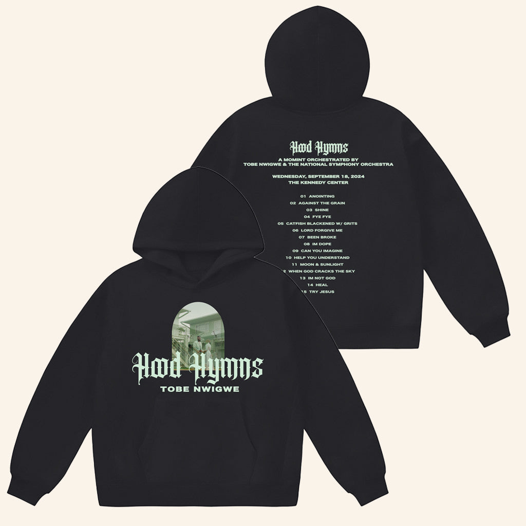 Tobe Nwigwe Merch Hood Hymns X Orchestra Show Commemorative Hoodie Gifts For Rap Lovers - Thriftgiftshop