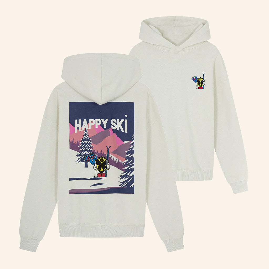 Tomorrowland Merch Happicon Ski Hoodie Best Gifts Ideas For Friends - Thriftgiftshop