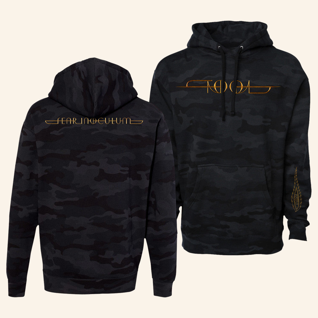 Tool Merch Fear Inoculum Logo Camo Hoodie Birthday Presents For Boyfriend - Thriftgiftshop