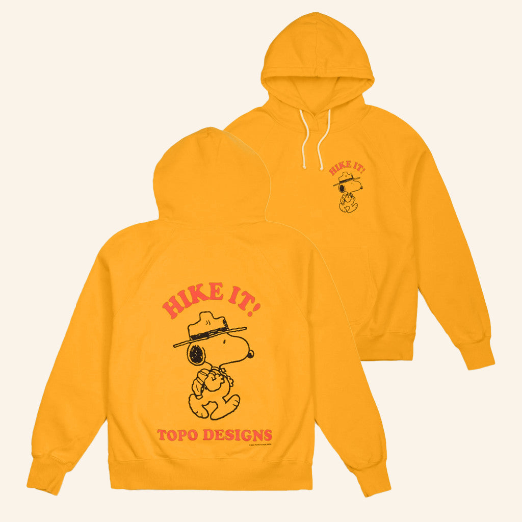 Topo Designs Merch Topo Designs X TSPTR Hike It Hoodie Gift Ideas For Friends - Thriftgiftshop