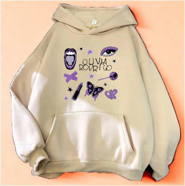 Trendy Olivia Rodrigo New Album Guts Fall Hoodie, , Olivia Rodrigo Guts Art Print Women Jumper Hoodie Gifts For Friends - Thriftgiftshop