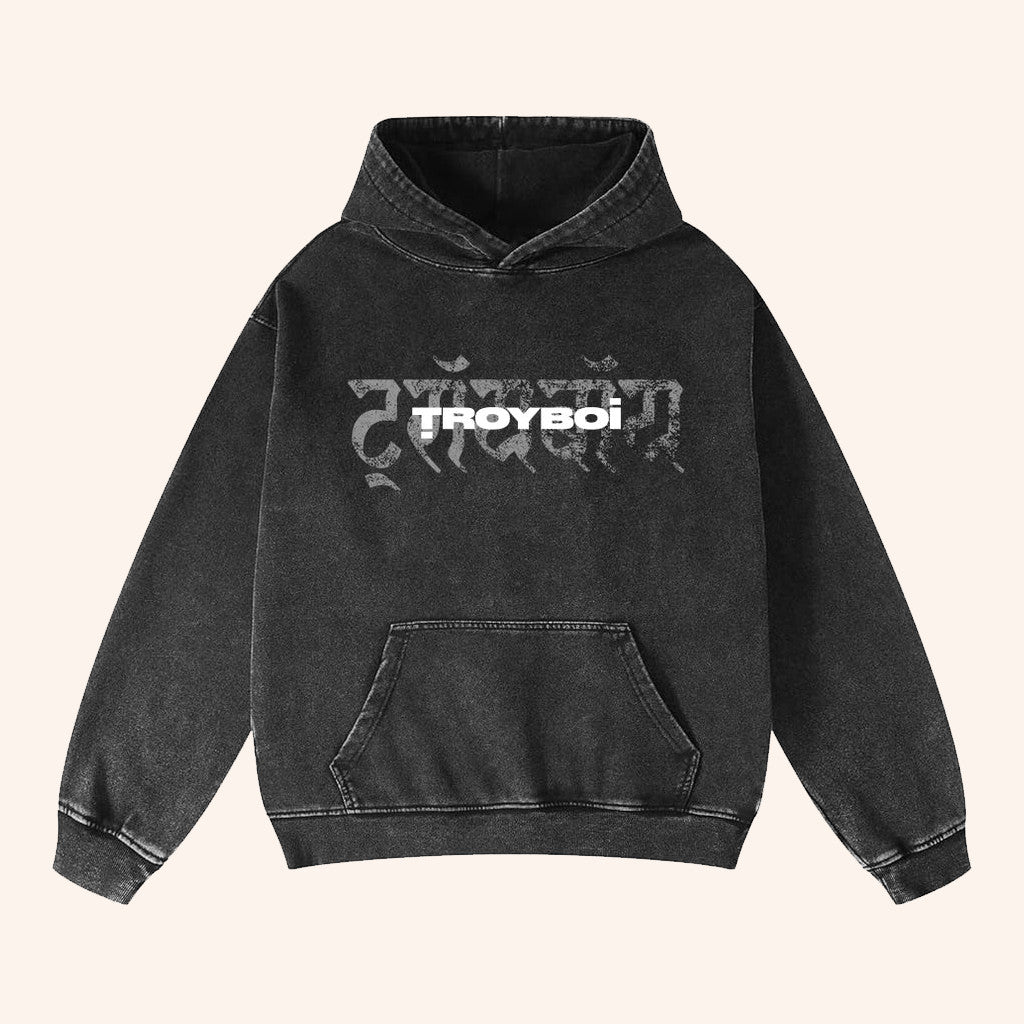TroyBoi Merch TroyBoi Rootz Wash Hoodie Christmas Gifts For DJ Fans - Thriftgiftshop