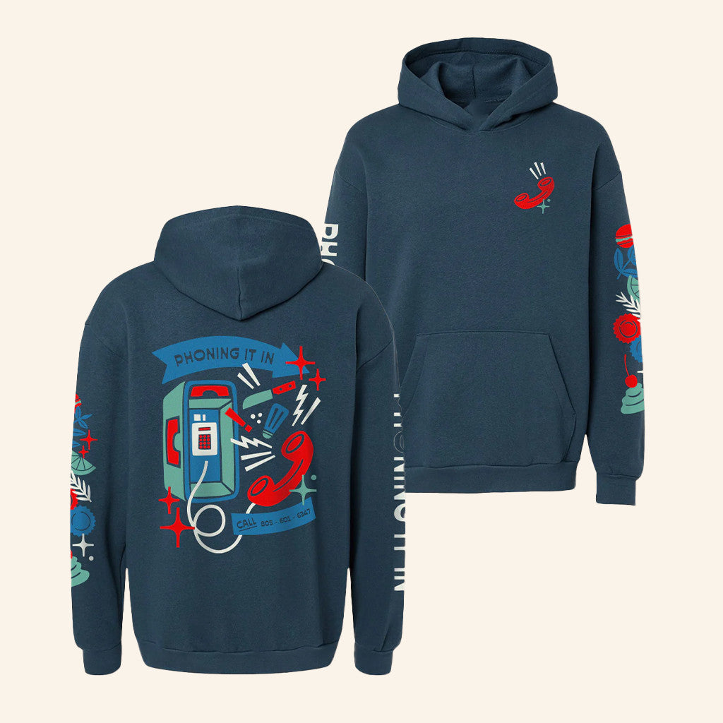 Try Guys Merch Phoning It In Hoodie Best Birthday Gift For Wife - Thriftgiftshop