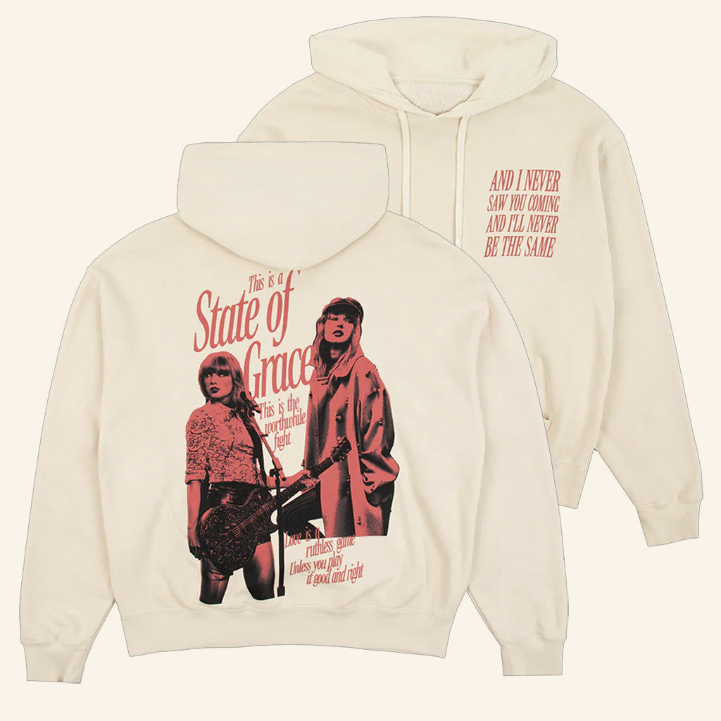 TS Merch State Of Grace Hoodie Best Gifts Ideas For Swifties - Thriftgiftshop