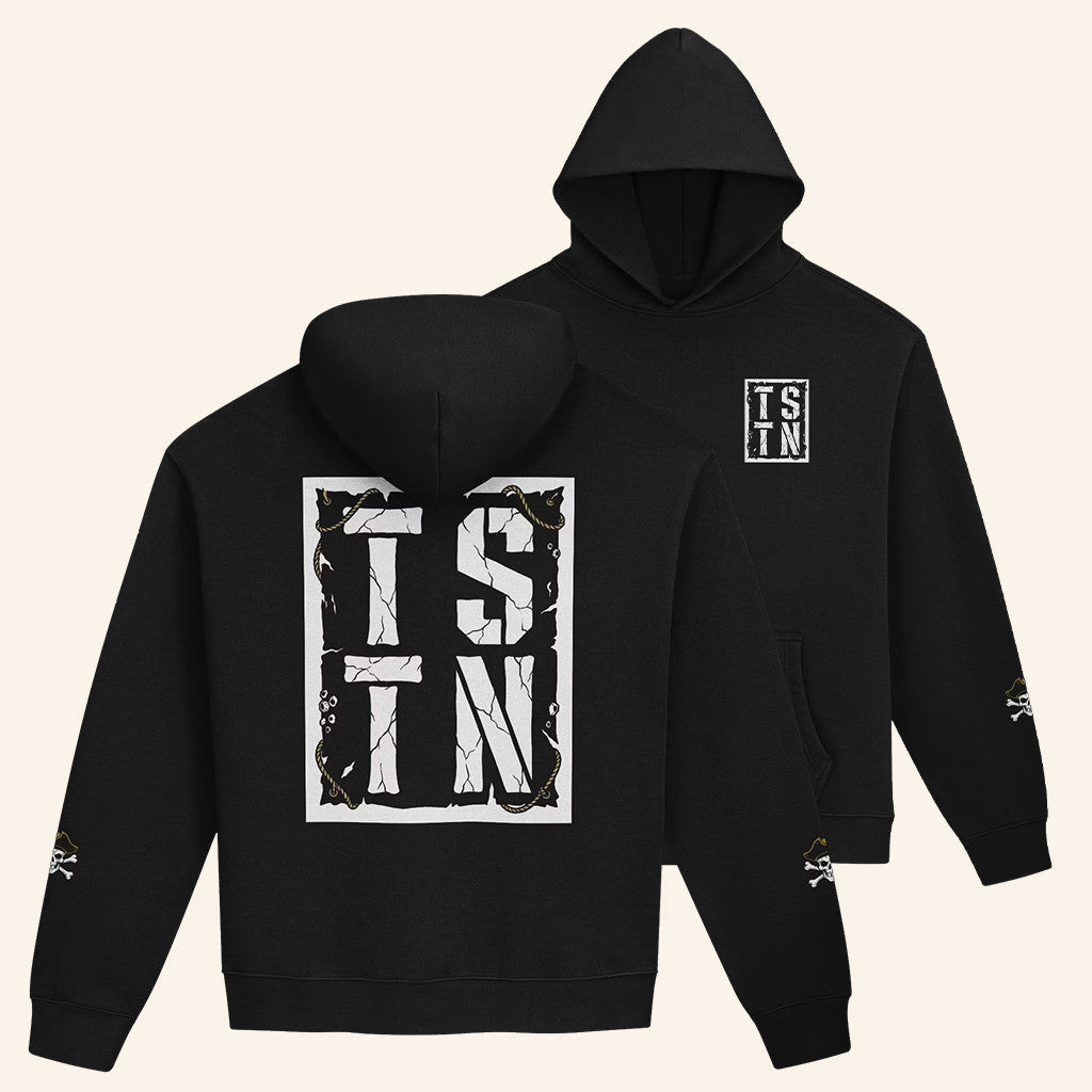 TSTN Merch TSTN Pirate Hoodie Black Birthday Ideas For Boyfriend - Thriftgiftshop