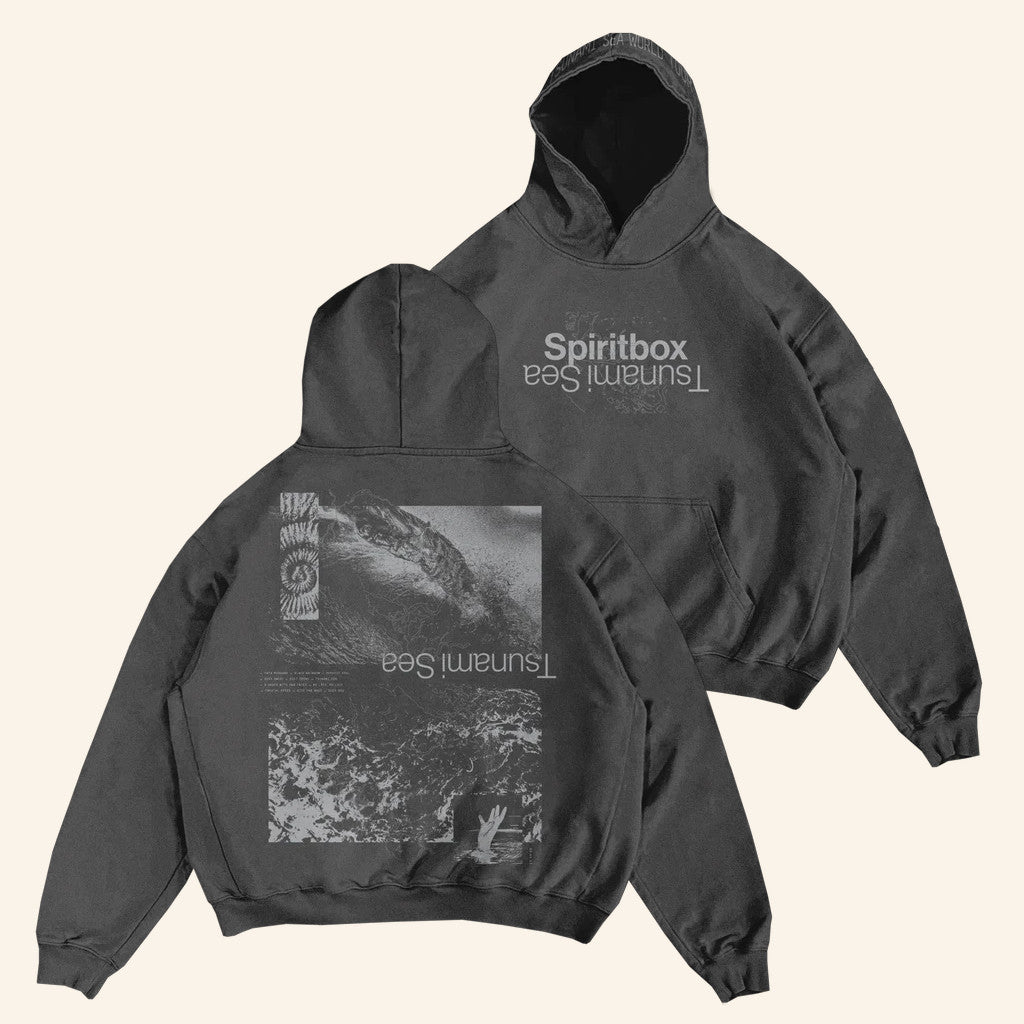 Tsunami Sea Merch Crash Pigment Hoodie Spiritbox Merch Gifts For Music Lovers - Thriftgiftshop