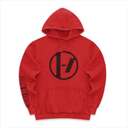 Twenty One Pilots Merch Logo Red Hoodie Gifts For Brother Merch Apparel - Thriftgiftshop