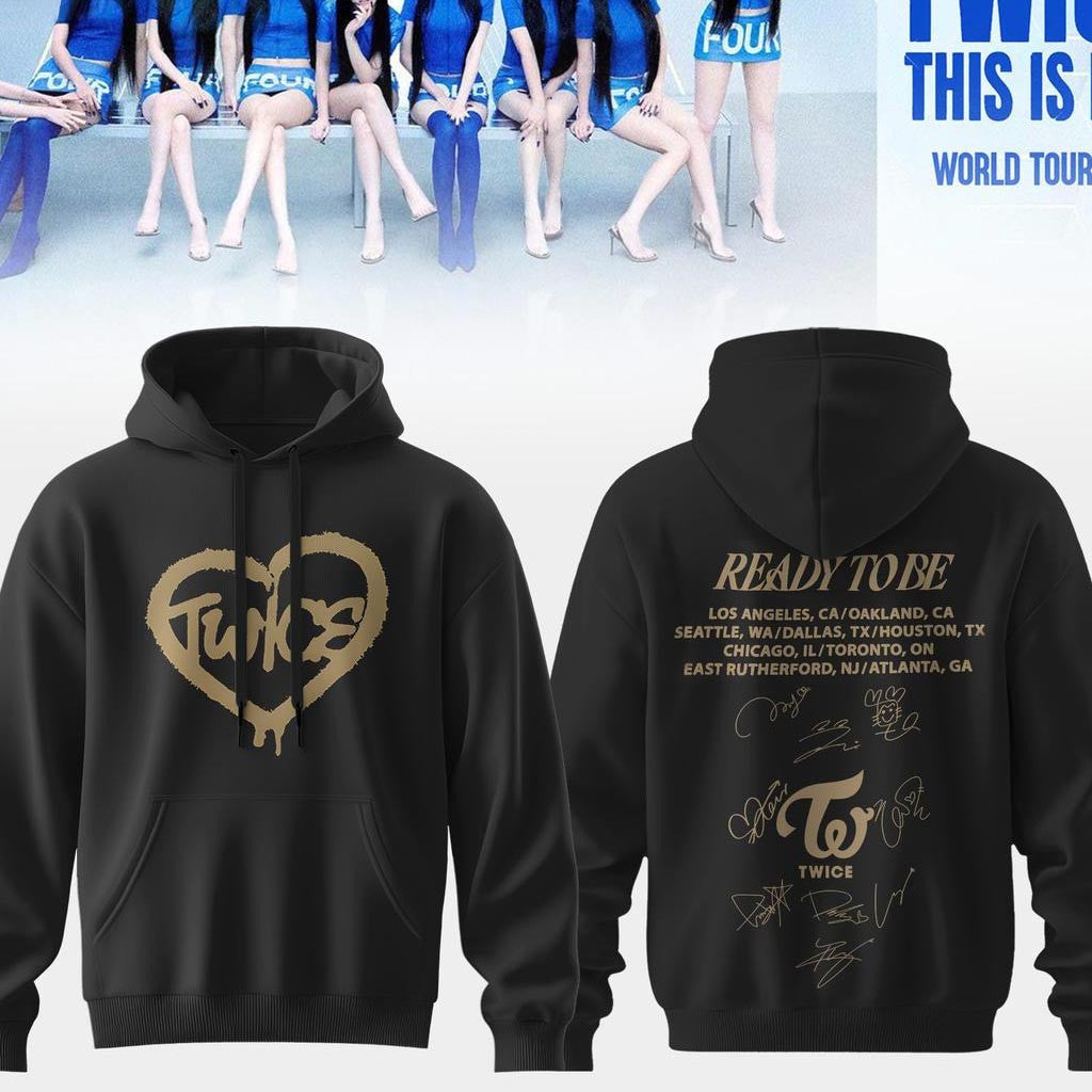Twice Tour Merch 2026 Ready To Be Hoodie Twice This Is For World Tour Merch Gifts For Fans - Thriftgiftshop