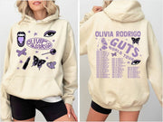 Two-Sided Olivia Rodrigo Guts Tour 2024 Hoodie, The Guts World Tour 2024 Hoodie, Olivia Rodrigo Hoodie, Guts Tour 2024 Gifts For Brother - Thriftgiftshop