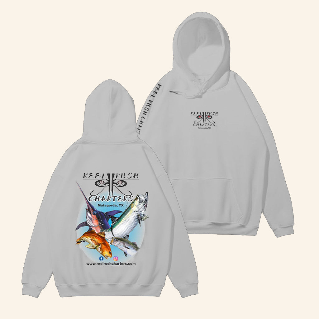 Txbw Promos Merch Reel Rush Charters Hoodie Best Gifts For Husband - Thriftgiftshop