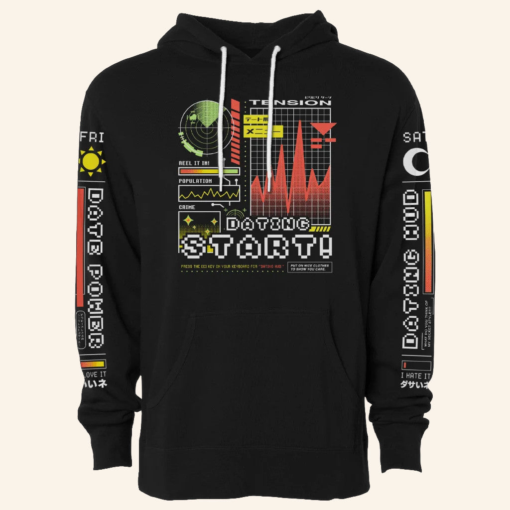 Undertale Merch Dating Start Hoodie Gifts For Video Game Lovers - Thriftgiftshop