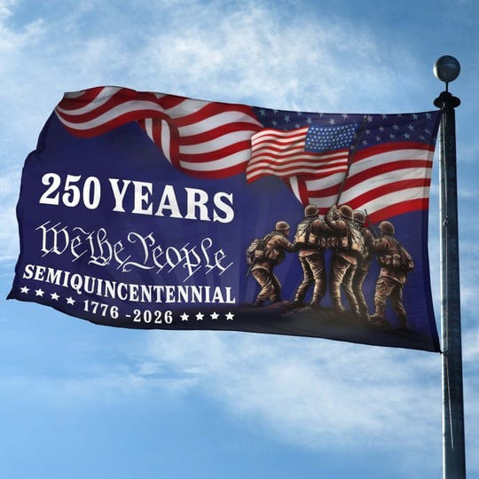 United States Veteran Flag We The People 250th Anniversary Semiquincentennial Gift Ideas