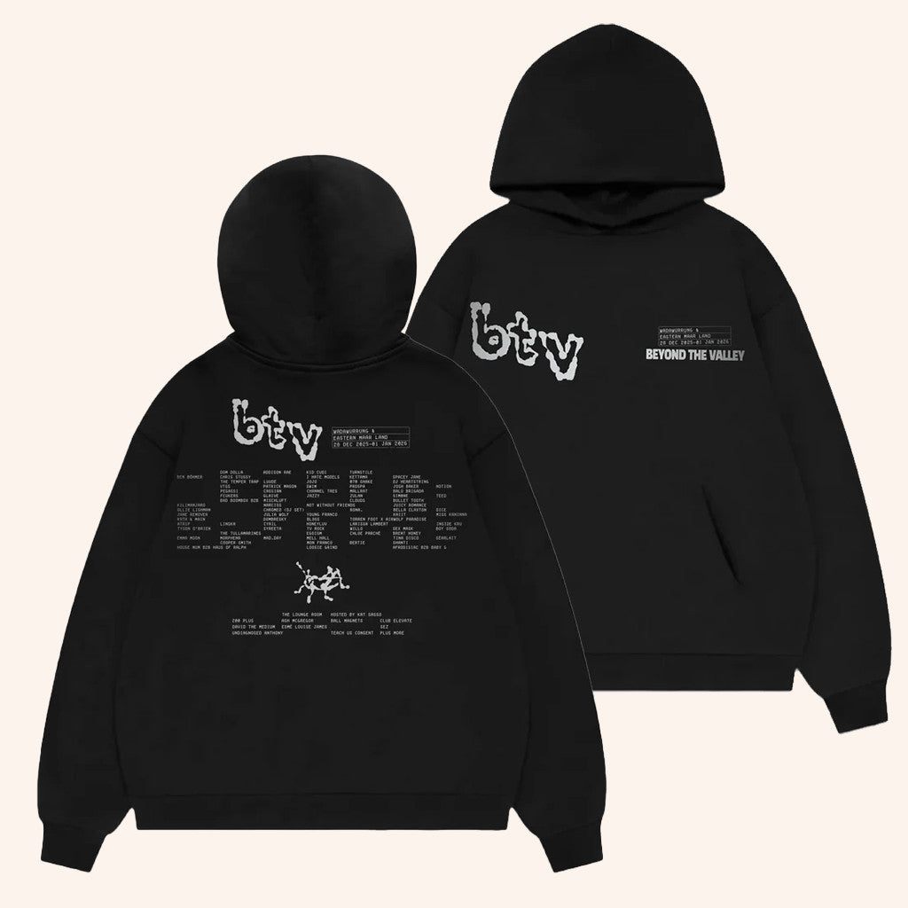 Untitled Group Merch BTV Logo Hoodie Presents For Music Lovers - Thriftgiftshop