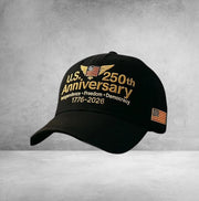 US 250th Anniversary Hat Independence Freedom Democracy 1776 2026 Cap Gift For Boy