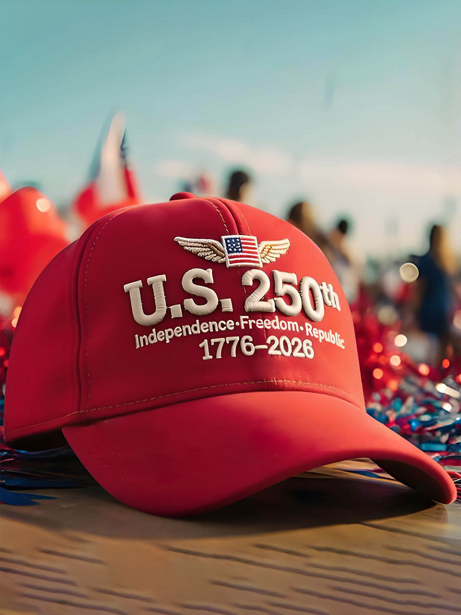 US 250th Independence Freedom Republic 1776 2026 Hat Unique Cap Gifts For Veterans