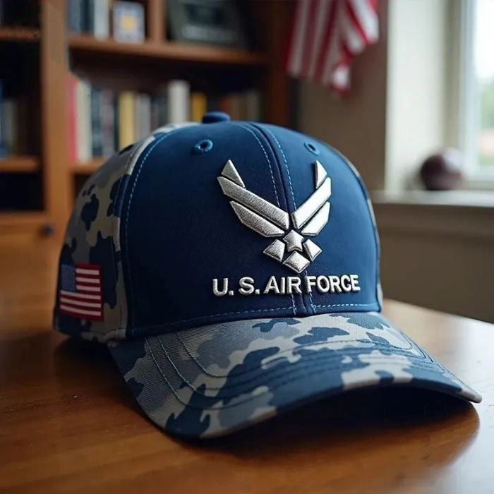 US Air Force 250Th Anniversary Camo Hat Military Veteran Cap USAF Memorial Gift