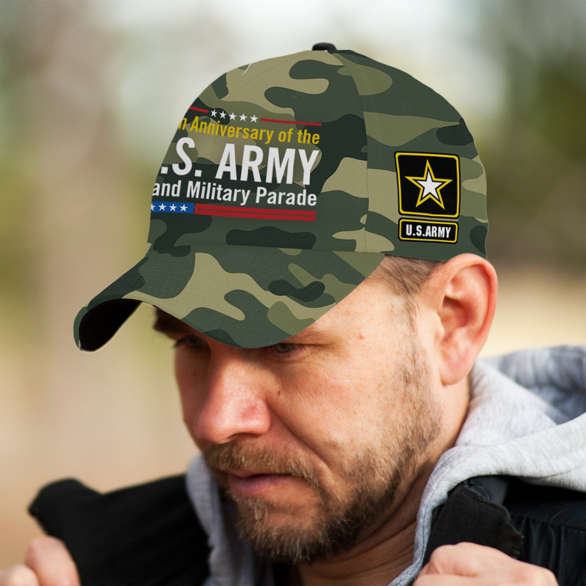 US Army Veteran Hat 250th Anniversary Grand Military Parade Cap Gift Ideas