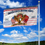 U.S Marine Corps Veteran Eagle Flag 1775 2025 250th Anniversary Home Decor Gifts