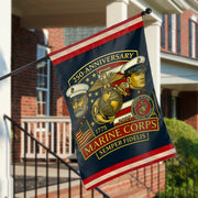 US Marine Corps Veteran Flag 1775 2025 250th Anniversary Semper Fidelis Home Decor Gifts