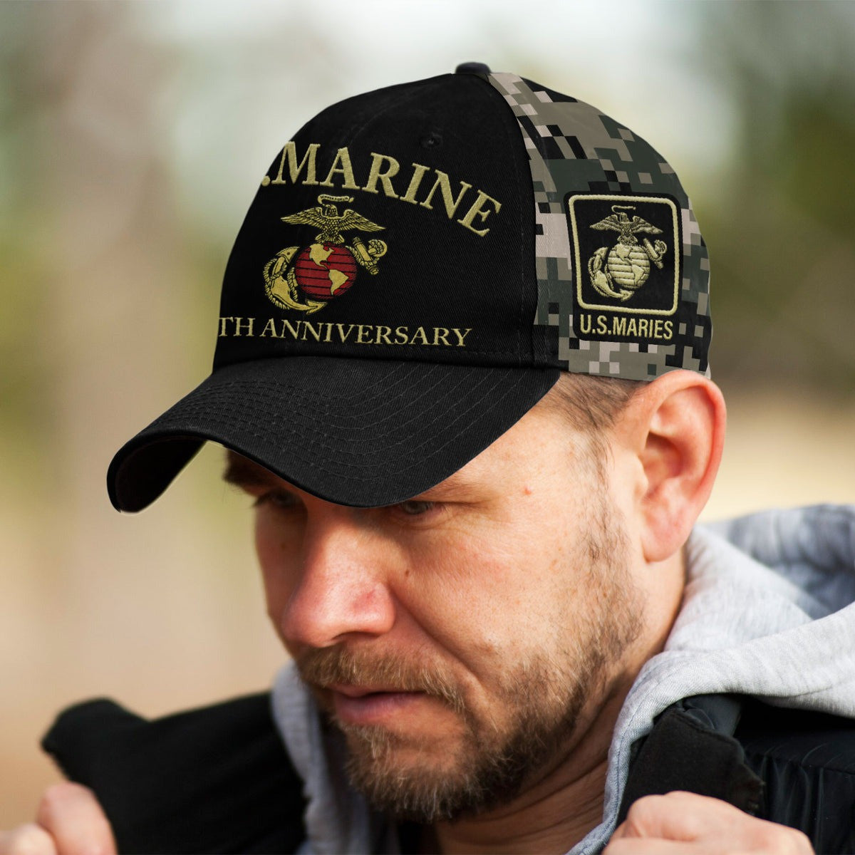 U.S. Marine Veteran Hat 250th Anniversary Military Cap Presents Ideas For Him