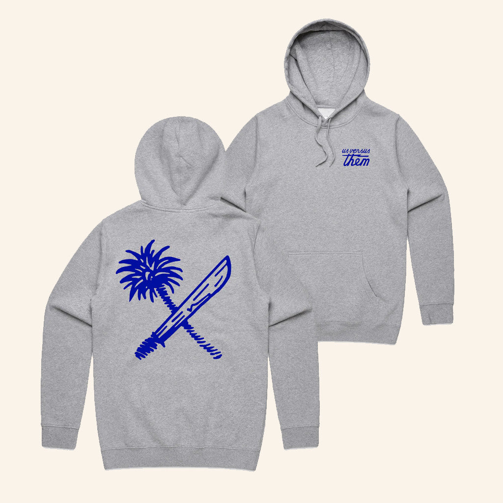 Us Versus Them Merch Squiggle Crosscut Hoodie Birthday Gift Ideas For Him - Thriftgiftshop