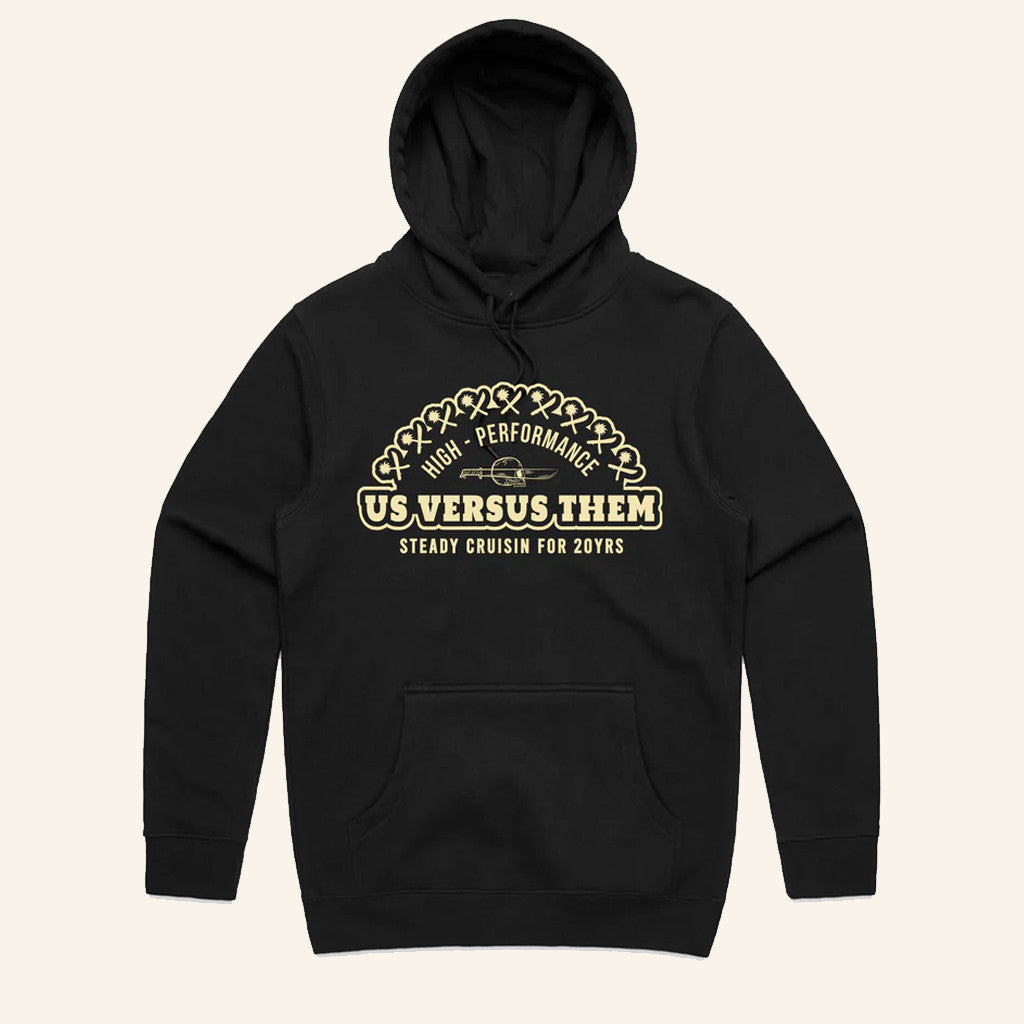 Us Versus Them Merch Steady Cruisin Hoodie Birthday Ideas For Friends - Thriftgiftshop