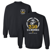 USMC 250th Anniversary Sweatshirt US Marines Semper Fidelis Est 1775 Gift For Her