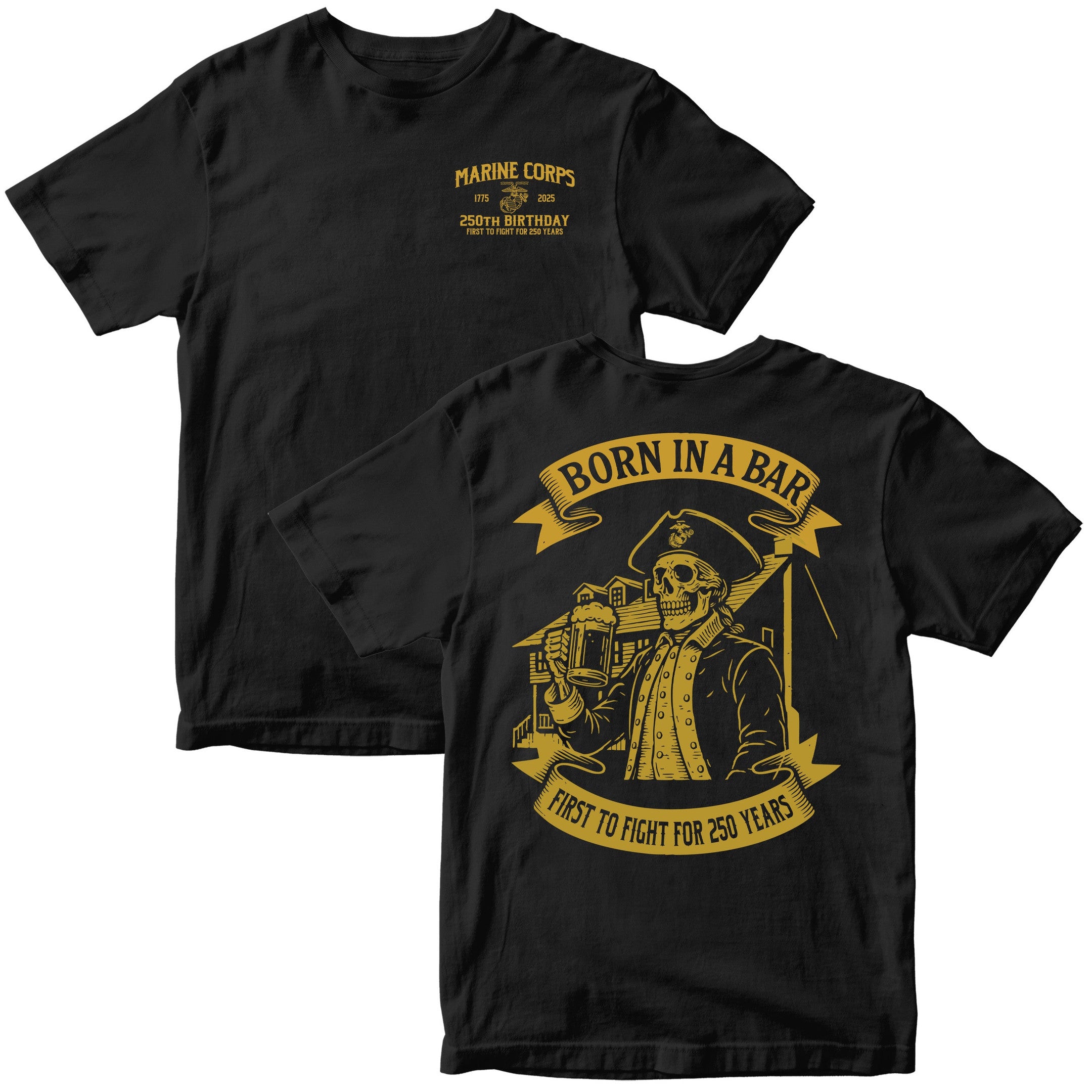 USMC 250th Birthday T-Shirt Marine Corps First To Fight For 250 Years Gift For Brother