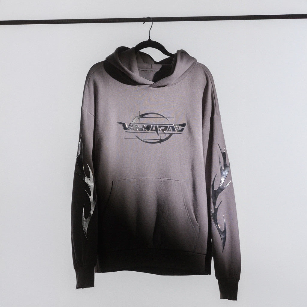 Valkyrae Merch Chrome Gray Hoodie Christmas Gifts For Boyfriend - Thriftgiftshop