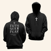 Valuetainment Merch Faith Over Fear VT Black Hoodie Christmas Gifts For Dad - Thriftgiftshop