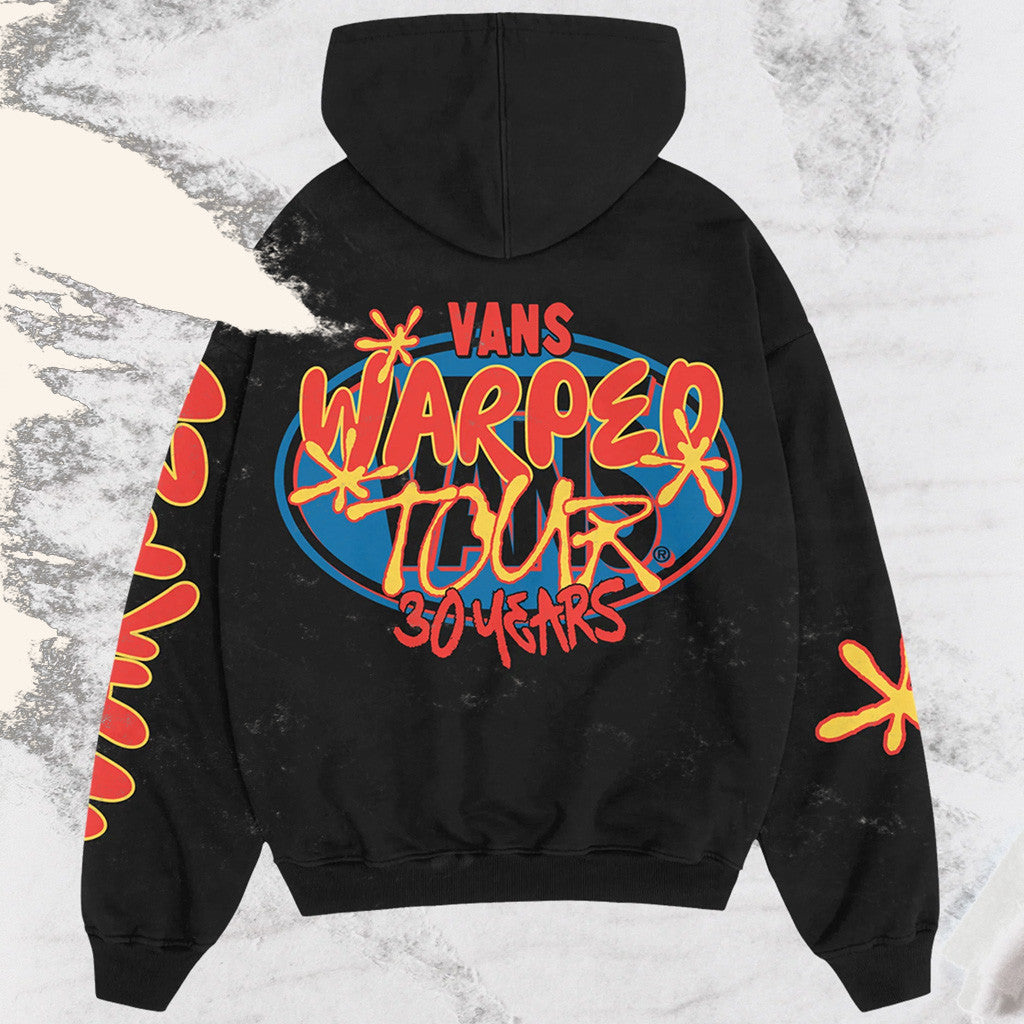 Vans Warped Merch Warped Tour 30 Years Hoodie Presents For Music Lovers - Thriftgiftshop