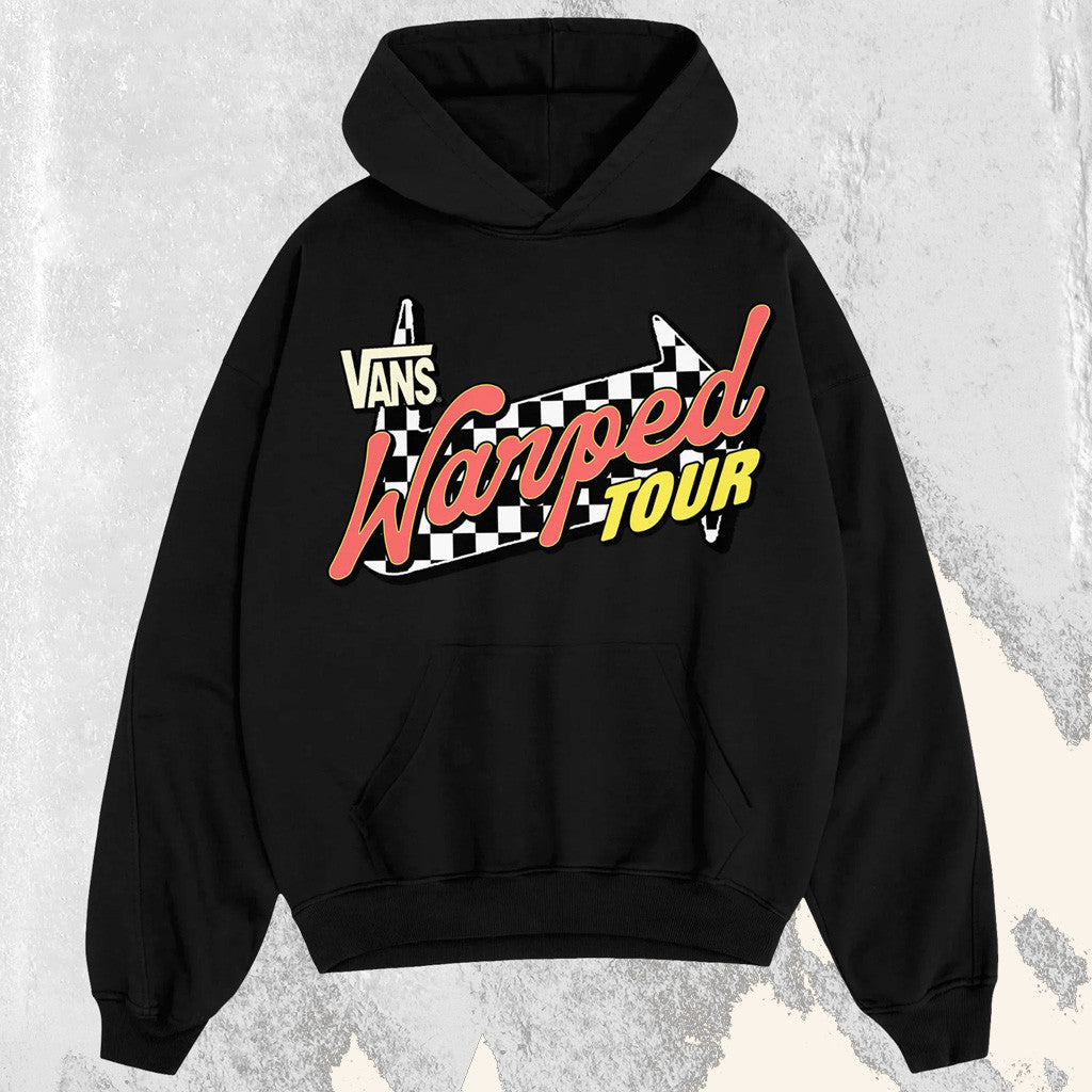 Vans Warped Merch Warped Tour Rebel Ink Hoodie Best Gifts For Music Lovers - Thriftgiftshop