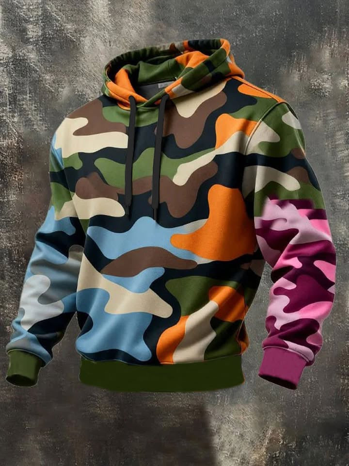 Veteran Camouflage Hoodie Proud Military Patriotic Hoodie Best Gifts For Dad - Thriftgiftshop