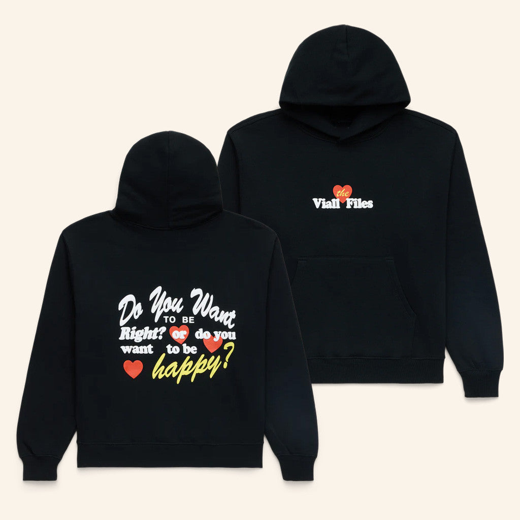 Viall Files Merch Do You Want To Be Right Hoodie Black Christmas Gifts For Girlfriend - Thriftgiftshop