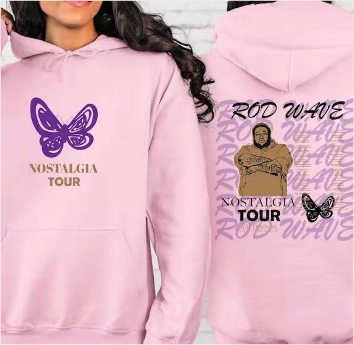 Vintage Rod Wave Nostalgia Album Hoodie Rod Wave Tracklist Album Nostalgia 90S Rap Music Hoodie Gifts For Him - Thriftgiftshop