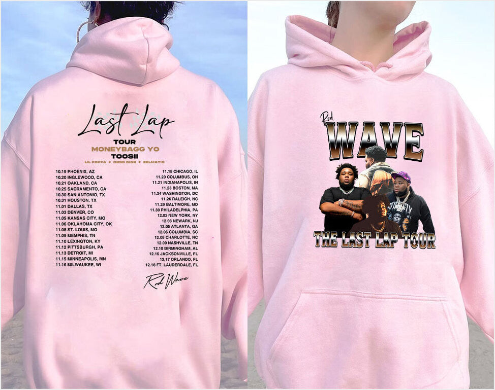 Vintage The Last Lap Schedule Rod Wave Hoodie Rod Wave Merch Gifts For Best Friend Merch Clothing - Thriftgiftshop