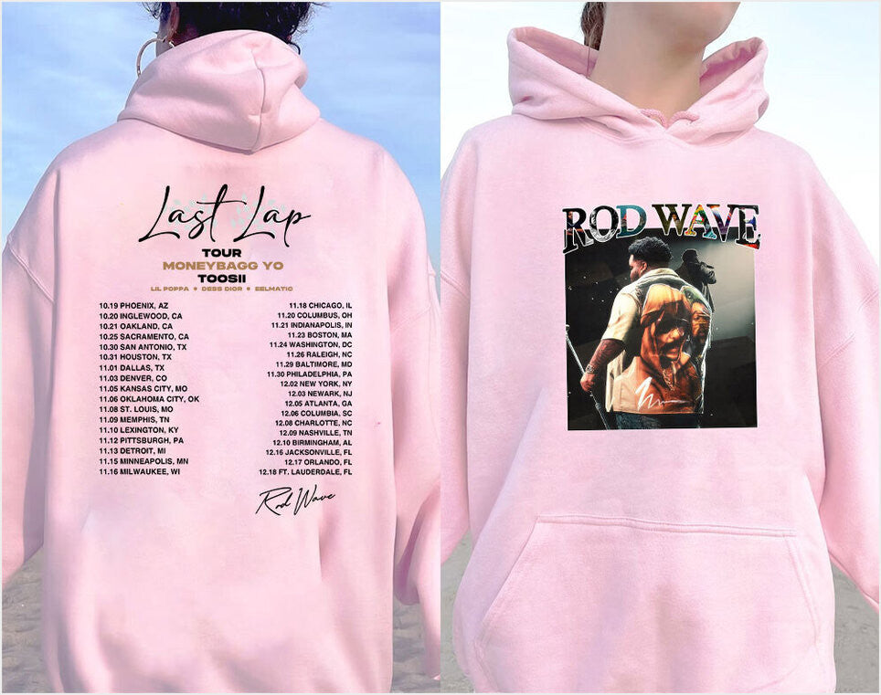 Vintage The Last Lap Schedule Rod Wave Hoodie Rod Wave The Last Lap Merch Gifts For Him Merch Clothing - Thriftgiftshop