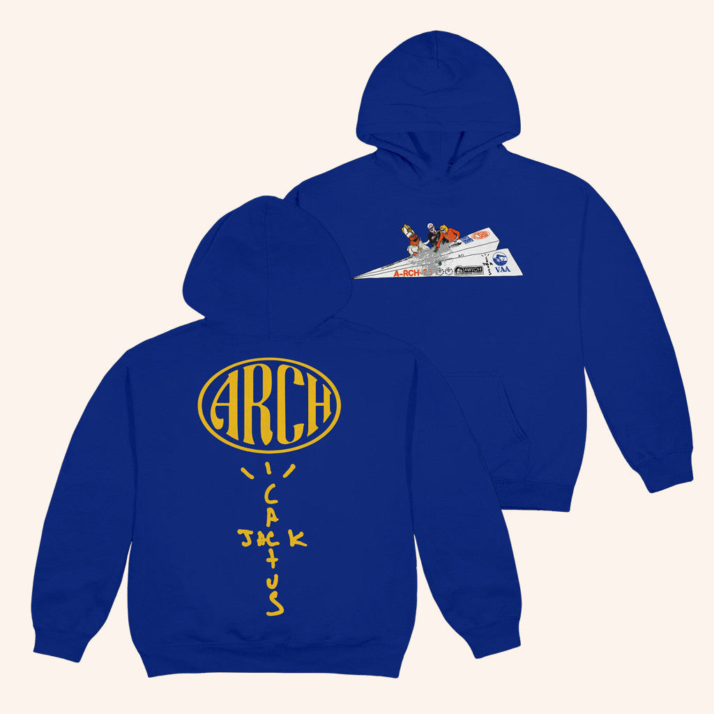 Virgil Abloh Archive Merch CJ X Arch Paper Plane Hoodie Gifts For Son In Law - Thriftgiftshop